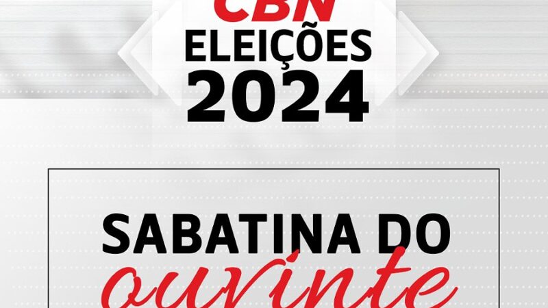 Eleições 2024: Ricardo Nunes (MDB) participa da Sabatina do Ouvinte da CBN