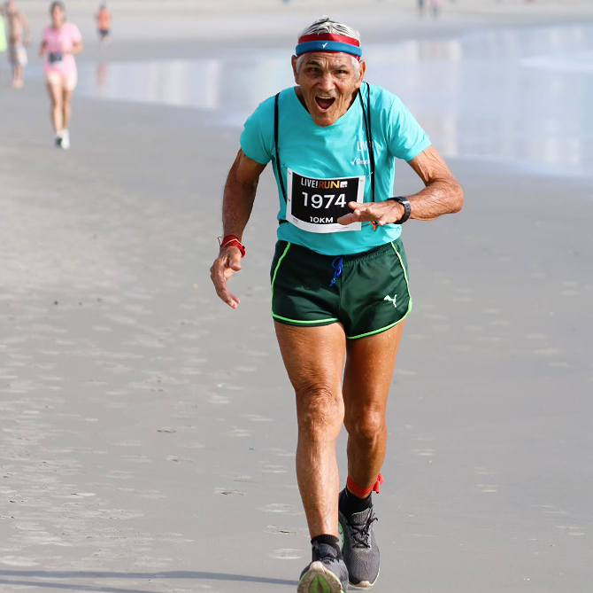 ‘Me sinto um garoto’, diz maratonista de 91 anos que vai correr a São Silvestre
