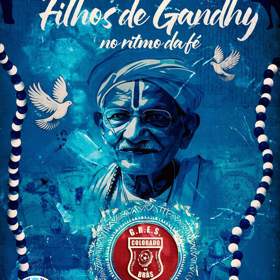 Colorado do Brás homenageia Afoxé Filhos de Gandhy na volta à elite do Carnaval paulista
