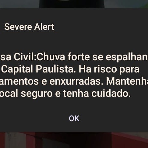 Defesa Civil anuncia gabinete de crise para prevenir chuvas intensas